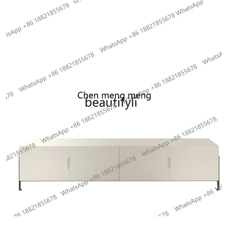 xz1X1Italian minimalist color TV, Nordic paint floor cabinet, living room TV storage side cabinet