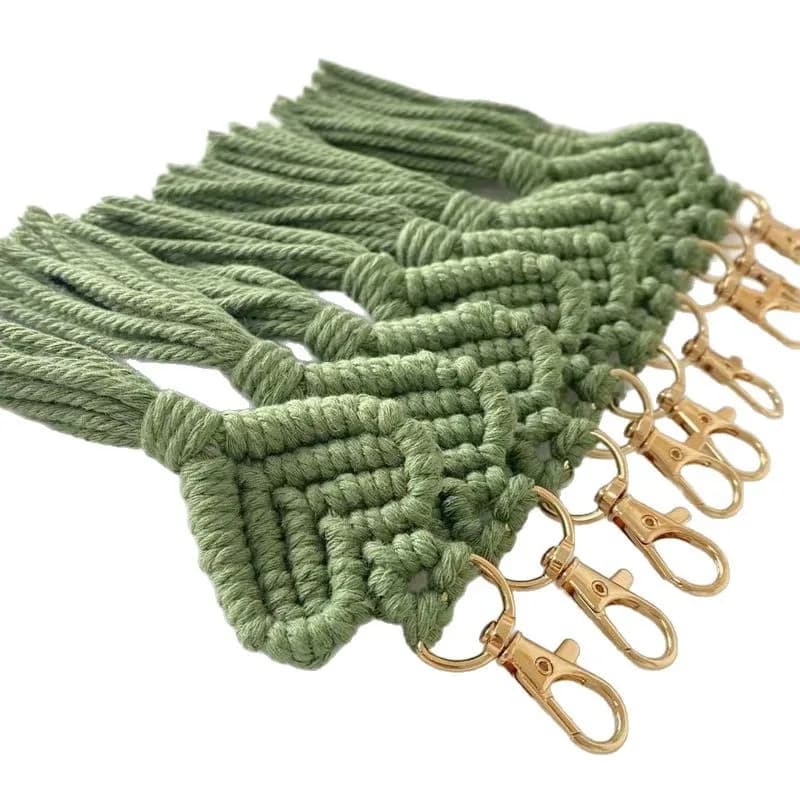 CX hand-woven retro pastoral style, love bag pendant key pendant