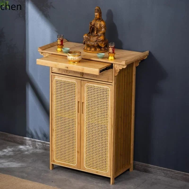 DSA Altar Table Incense Case Home Worship Table God of Wealth Buddha Shrine Chinese Style Incense Table