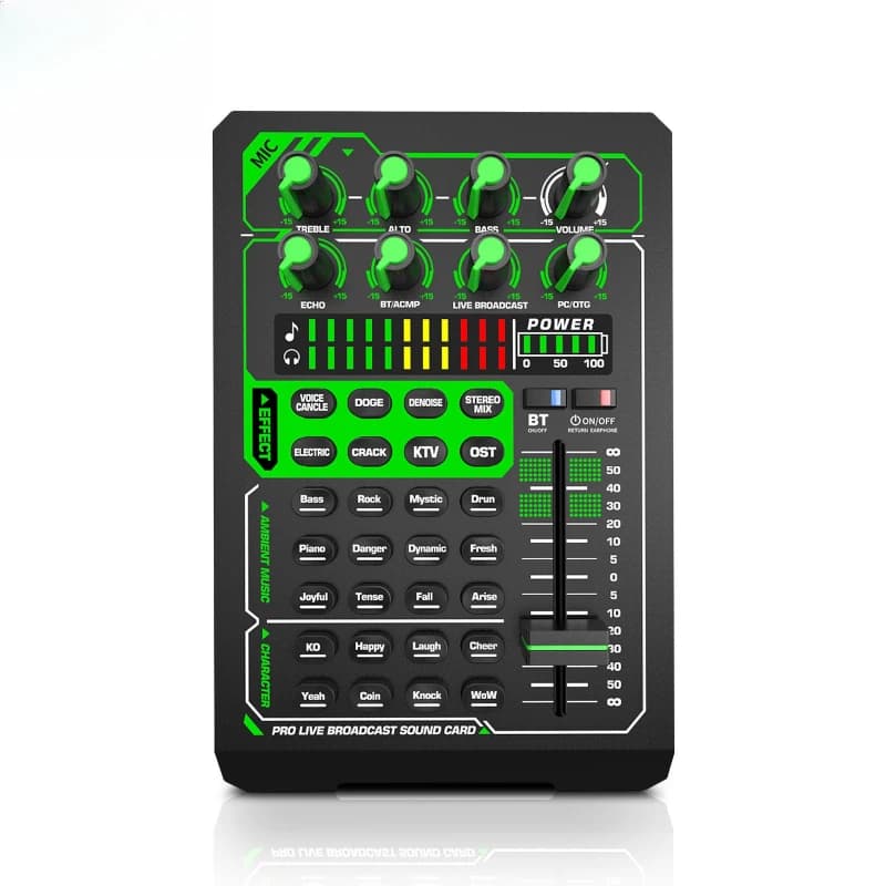 E1 computer Douyin live online chat recording Karaoke mixing outdoor recording studio professional external sound card