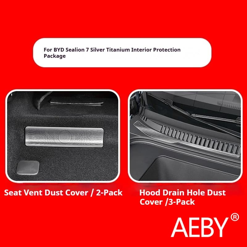 AEBY For BYD Sealion 7 2024 Anti-Dust Car Air Vent Cover Under Seat, Car Air Conditioner Outlet Protector Interior  Accessories