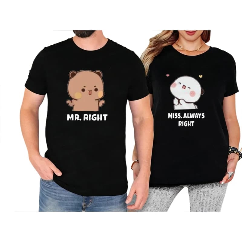 Playera Bubu Y Dudu Couple T-shirt Couple Outfits Casual Couple Matching Clothes Bubu Y Dudu Tees Valentines Gift Valentine