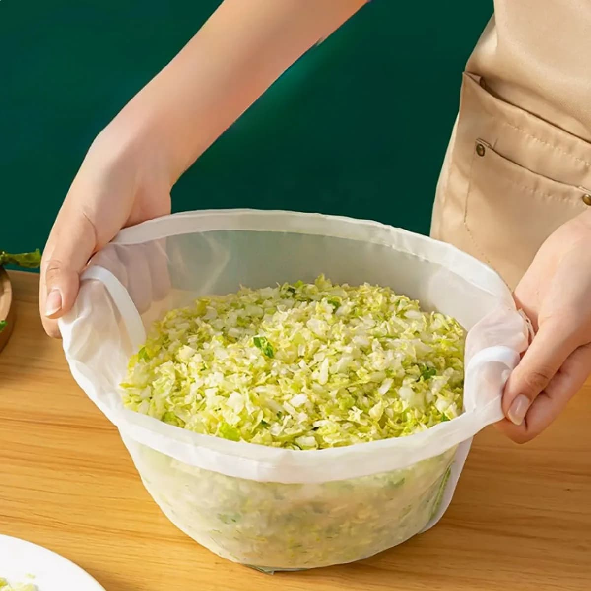 Dumpling filling water squeezer, vegetable filling bag, household Chinese cabbage draining bag, soybean milk filtering bag, dehy