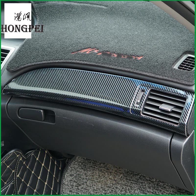 Car Styling For Honda Accord 2013-2016 9th Instrument Vent Center Control Panel Cover Trim Decorate Moulding Auto Accessories