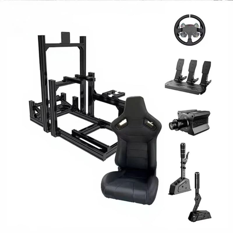 Best Quality 4080 Aluminum Extruded Profile GT1 Car Driving Racing Simulator Chassis Part and TV Stand Sim Racing Rig
