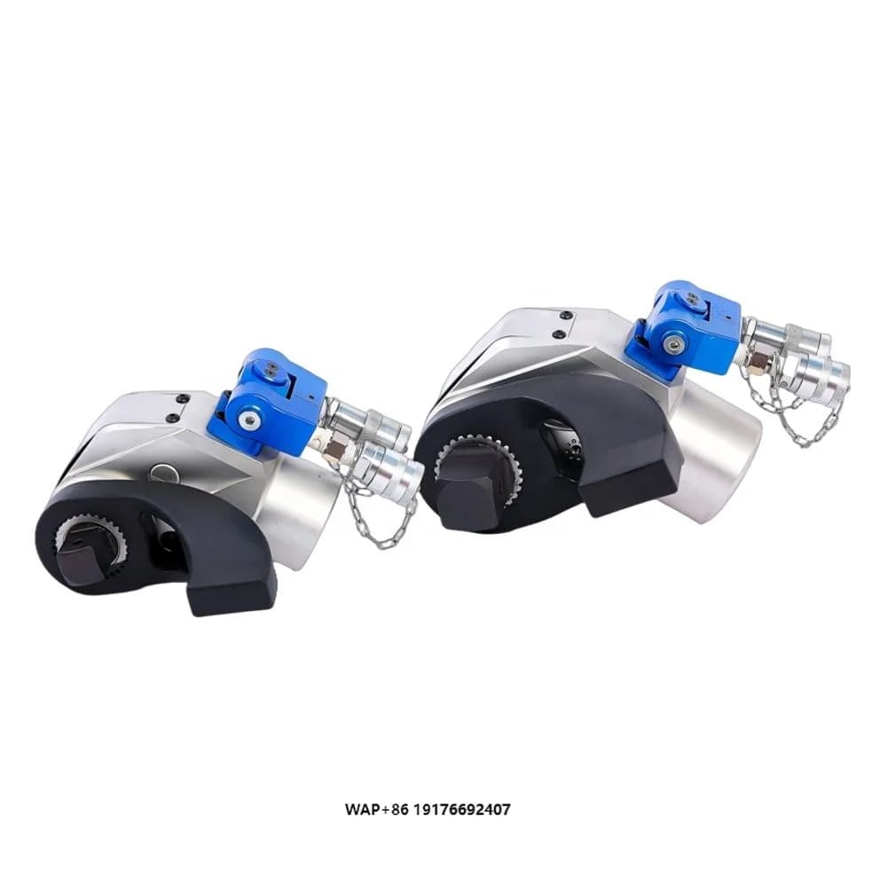 Lightweight Aluminum-Iron Alloy Hydraulic Torque Wrench with 360X180 Rotary Union for Narrow Space