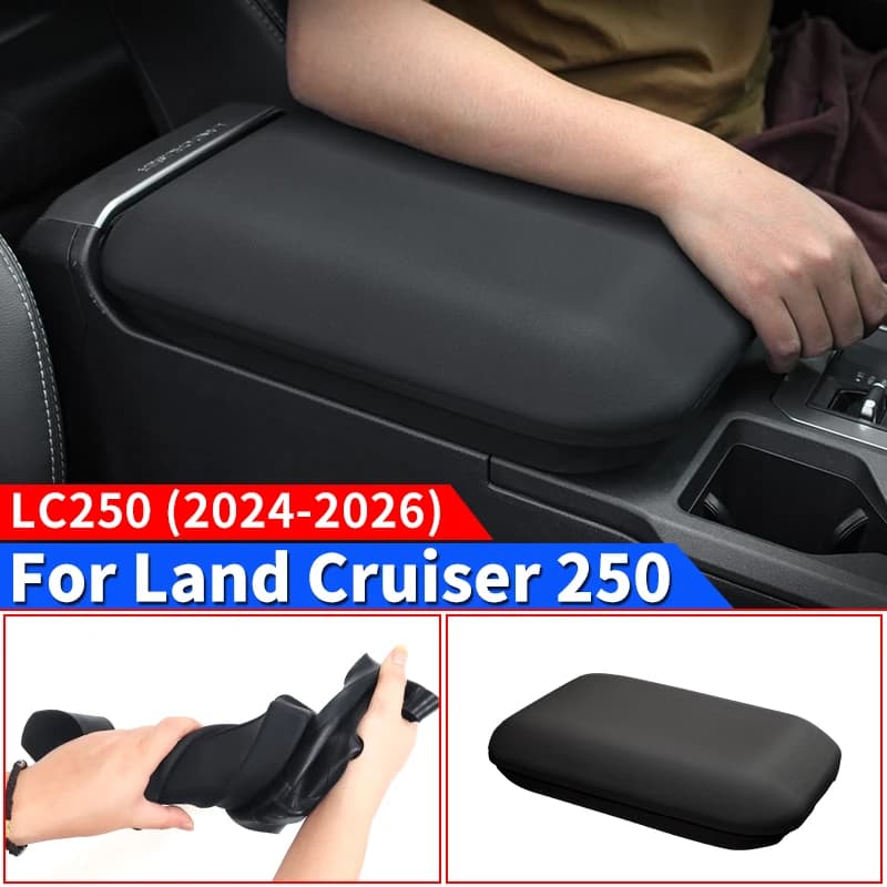 For Toyota Land Cruiser Prado 250 LC250 2024-2026 Silicone Armrest Cover Dustproof nti-Scratch Custom Fit Interior Accessories