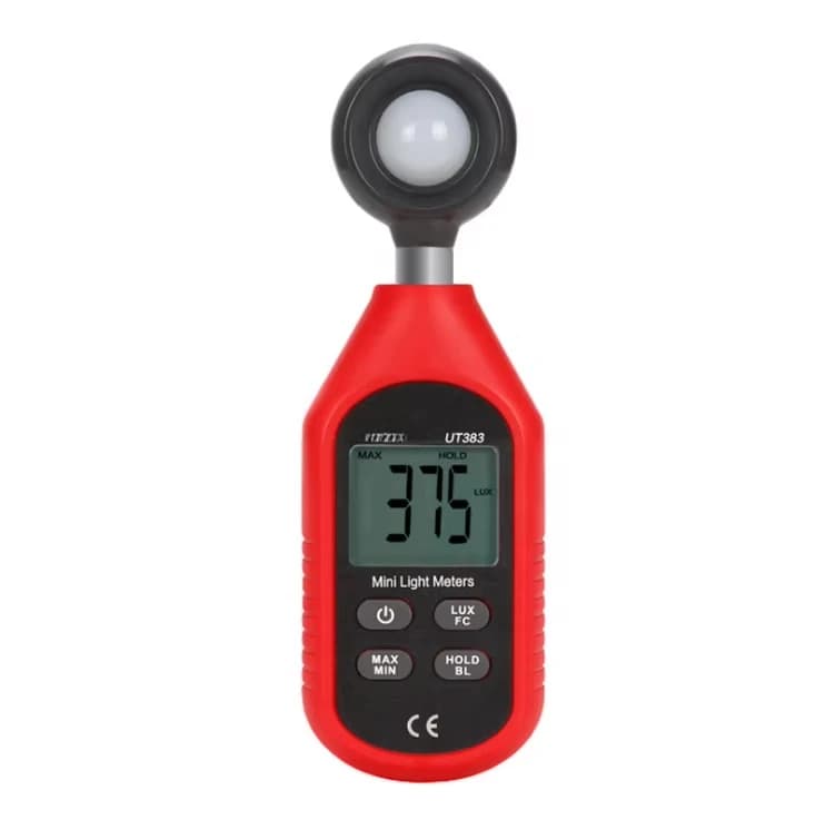 Mini Illuminance Meter UT383 Light Meter 200,000 LUX Digital Luxmeter Luminance Lux Fc Test Max Min Illuminometers Photometer