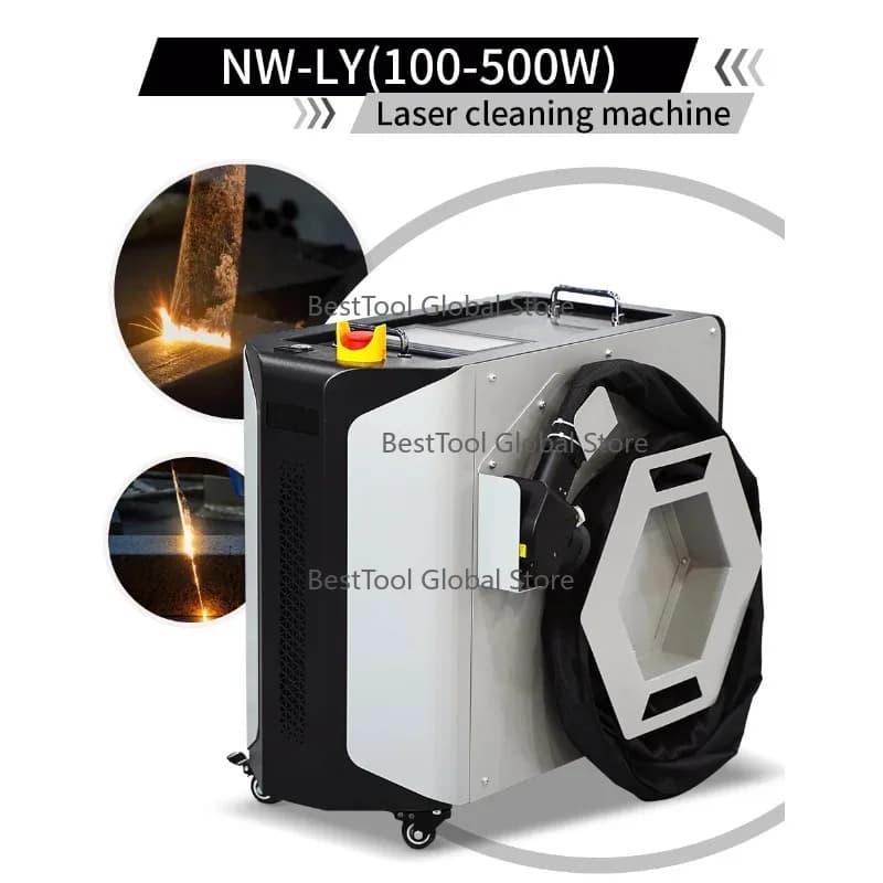 Laser Cleaning Machine for Rust Re-moval Handheld Me-tal Rust Rem-oval Laser Stripping Machine forWo-od AirCoolingLaser Cleaners