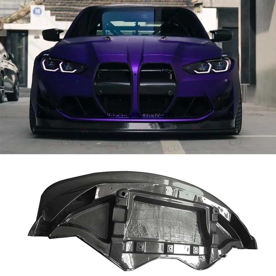 2021+ for  M3 M4 G83 G82 G80 Carbon Fiber GT-4 Style Front Lip Spoiler Bodykit New Car Front Bumper Lip Lower Guard Splitter