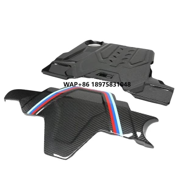 FUXUAN 3K Dry Carbon Fiber Aero Kit M5 M8/F90 F91 F92 Includes Engine Cover Rear Lip Aerodynamic Parts Exterior Accessories