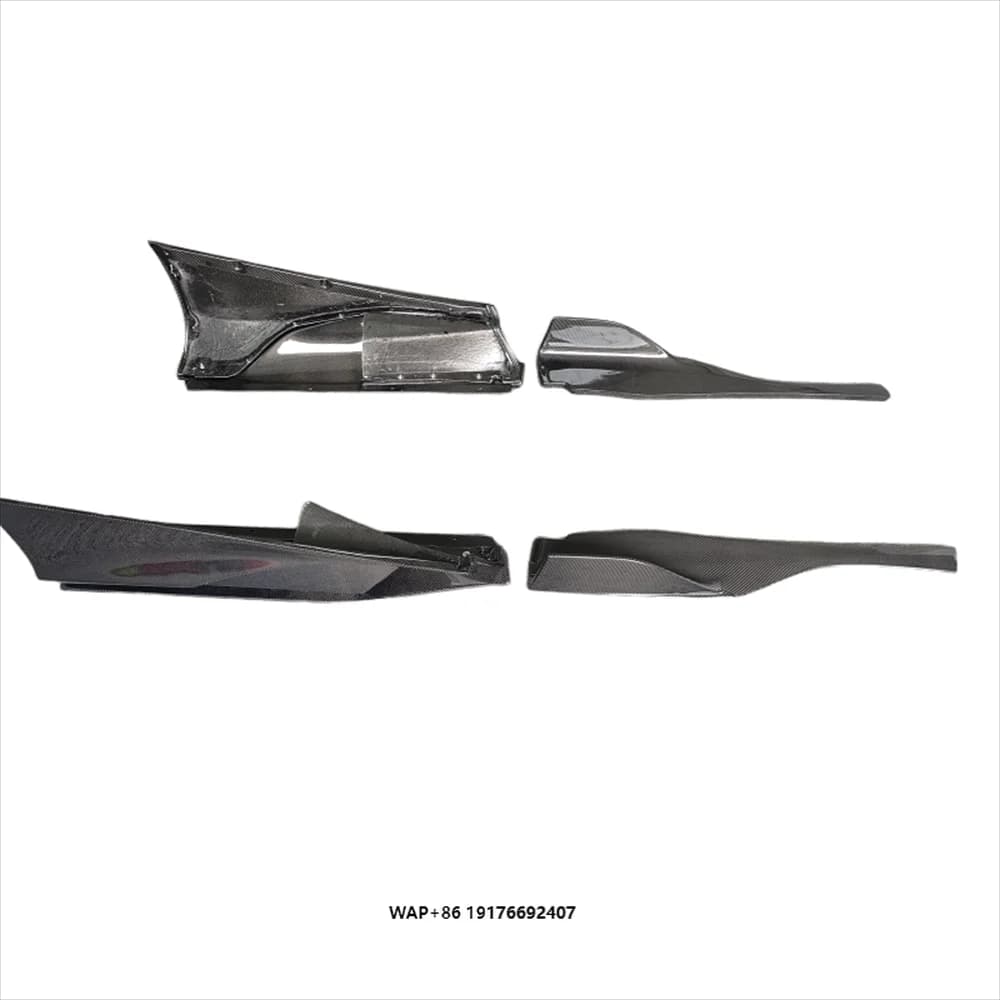 Upgrade 765LT Style All Carbon Fiber Side Skirts (4 Pieces) Body Kit for McLaren 720S Body Kit