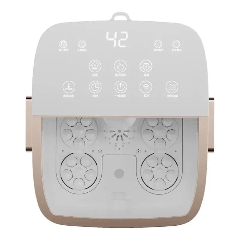 Infrared Electric Foot Massager Heated Foot Therapy Basin, Foot Therapy Basin with Bubble Function, Relax