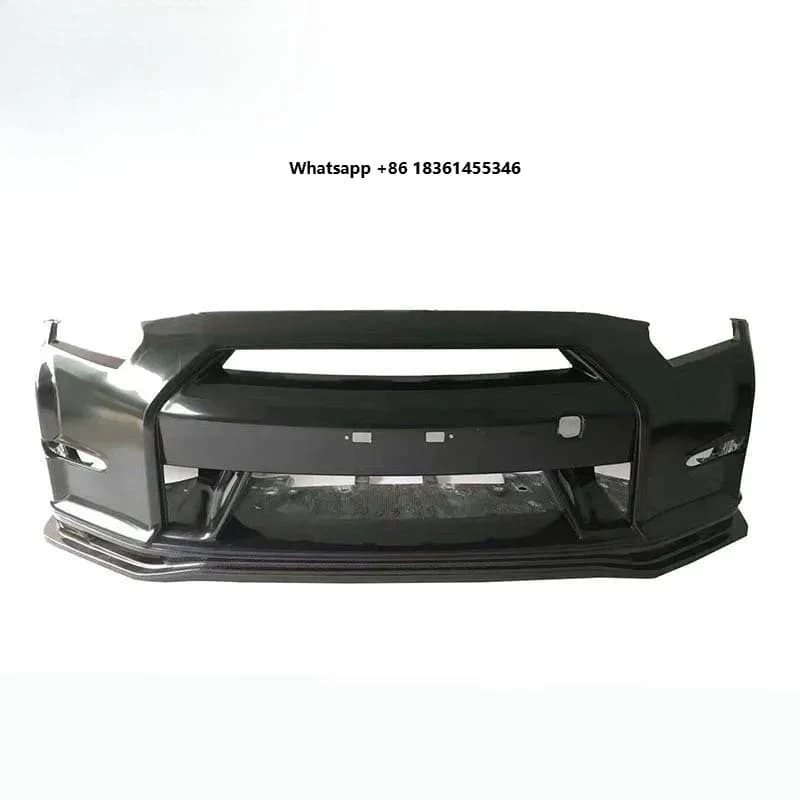 For GT-R R35 Nismo Style Carbon Fiber Front Bumper Body Kit (Replacement, Factory Direct Supply)