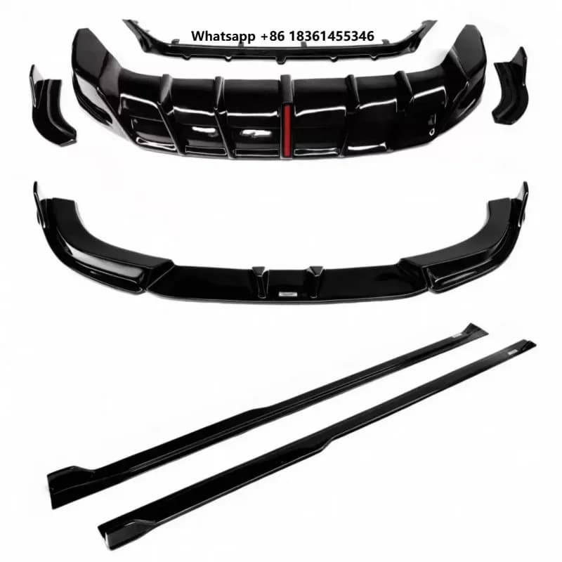 Front Lip Rear Lip Side SkirtHigh Quality Modified New Style Surround Body Kit