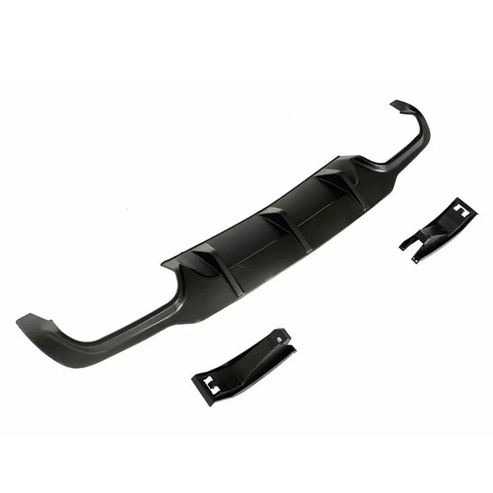 FOR Mercedes Benz C Class W204 C204 Glossy black C63 Coupe Rear Splitters Guard 2012-2014 W204 AMG Rear Bumper Diffuser Lip