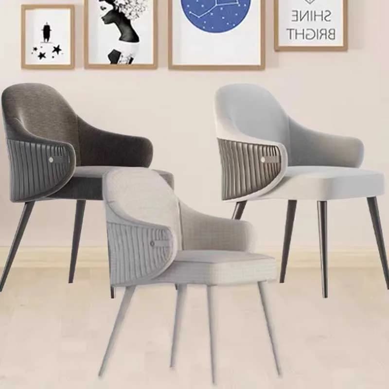 2PCS Modern Dining Chairs Armchair Relaxing Design Occasional Furniture Living Room Dining Chairs