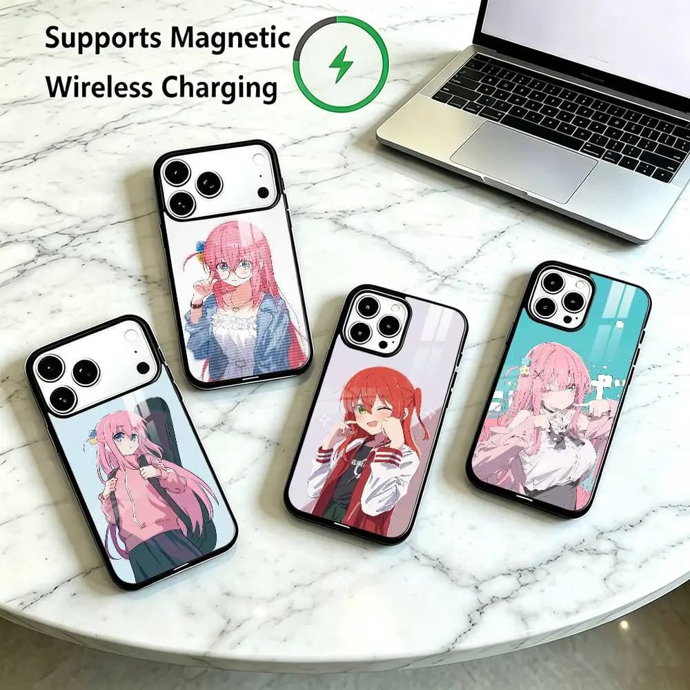 Bocchi the R-Rock Anime  Phone Case For iPhone18 17,16,15,14,13,12,11 Plus,Pro Supports Magnetic Wireless Charging Gift