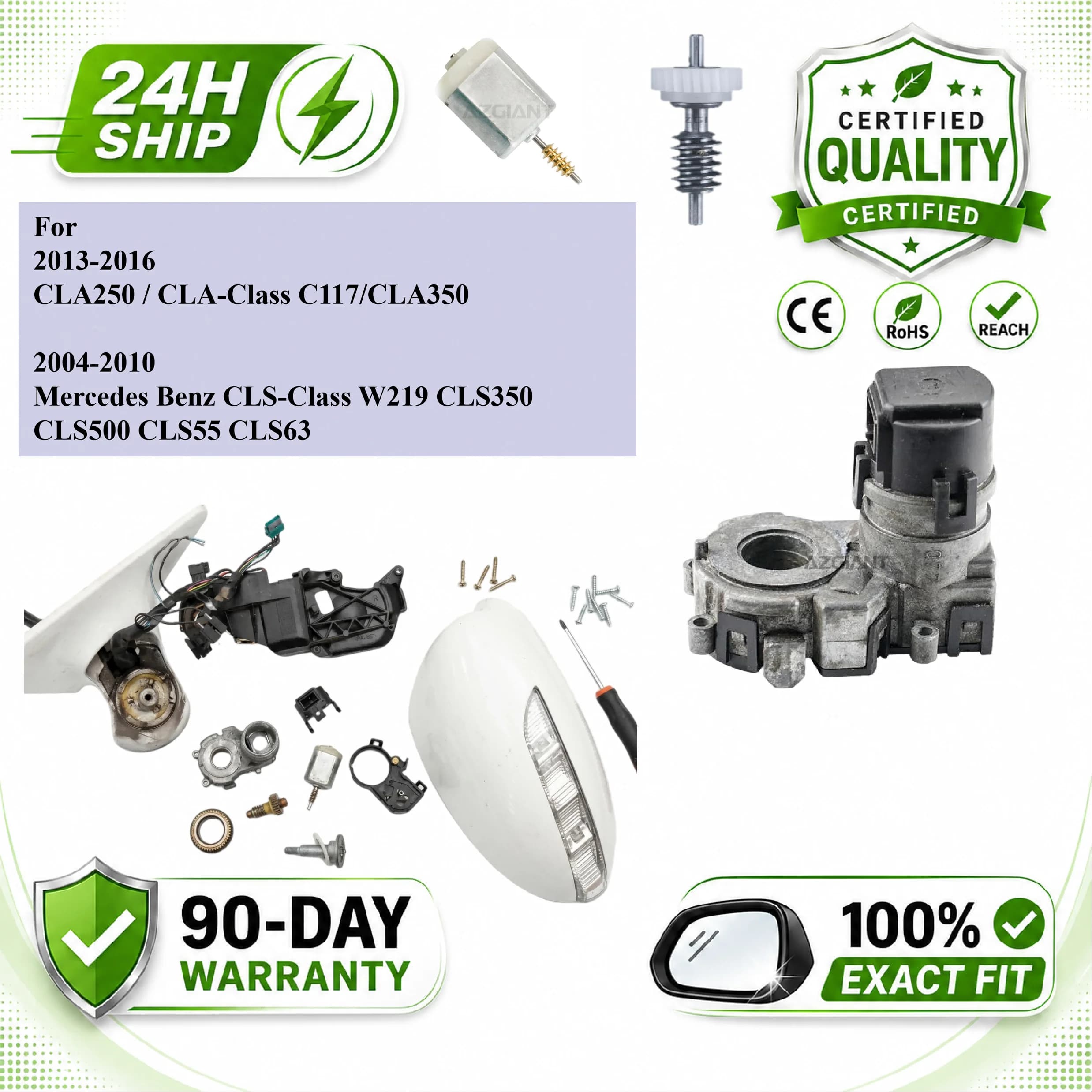 Mirror Folding Actuator for Benz CLA250 / CLA-Class C117/CLA350 CLS-Class W219 CLS350 CLS500 CLS55 CLS63
