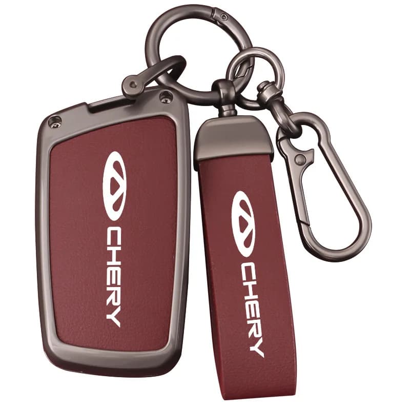 Premium Zinc Alloy Key Cover Case for Chery Tiggo 5x/Tiggo 7/3x/Exeed TX/Lanyue/Lingyun/Wind - Protective Key Fob Shell
