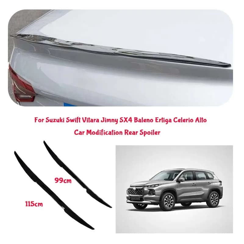 For Suzuki PVC Material Car Special Tail Wing Punch-Free Integrated Paste Auto Spoiler car wing