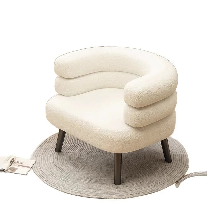 High quality luxury living room single casual makeup sofa chair bedroom cloakroom makeup chair