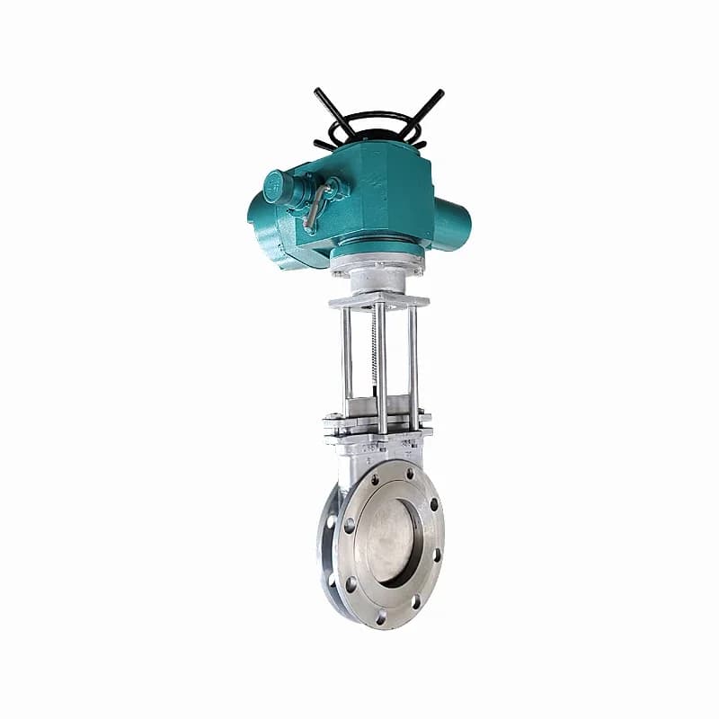 DZ973H-6 DZ973H-10 DZ973H-16 DZW Remote Control Motorized Stem Knife Gate Valve