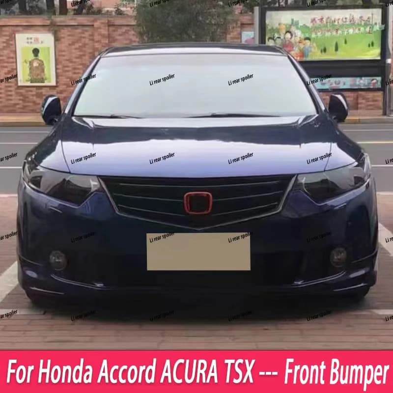 For Honda Accord/For ACURA TSX Upper Bumper Hood Mesh Grills Front Bumper Grille Racing Grill Body Kit 2008 -2012