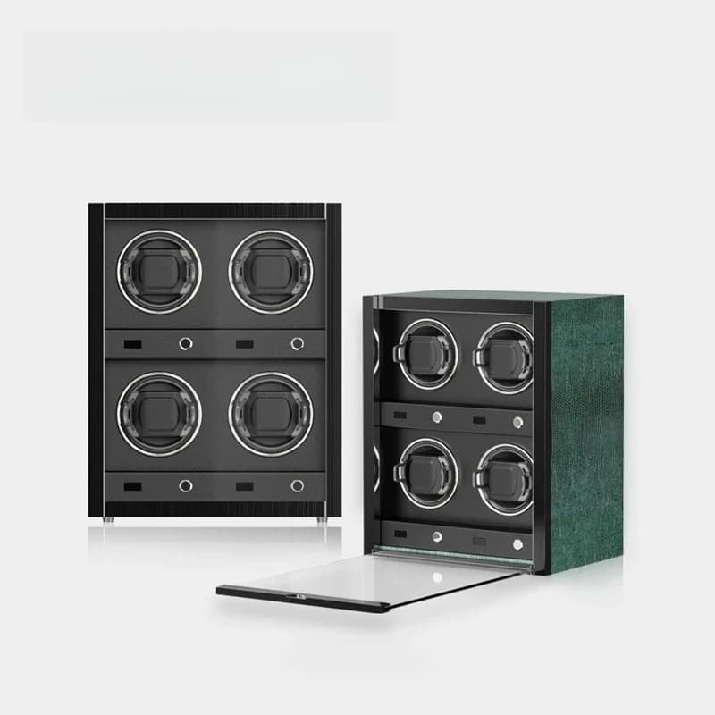 Automatic Watch Winder Luxury Wood Watch Safe Box Intelligent Control and Mabuchi Mute Motor Watches Storage Boxes Case
