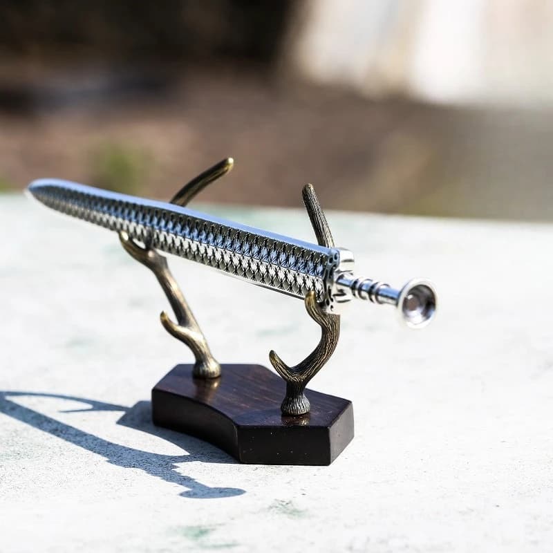 Sterling silver brass Yuewang Goujian sword ornament gives boyfriend leader birthday inspirational gift