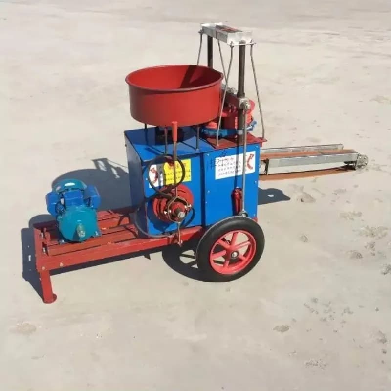 Greenhouse flower breeding nutrient cup soil loading machine, small non-woven fabric soil loading machine