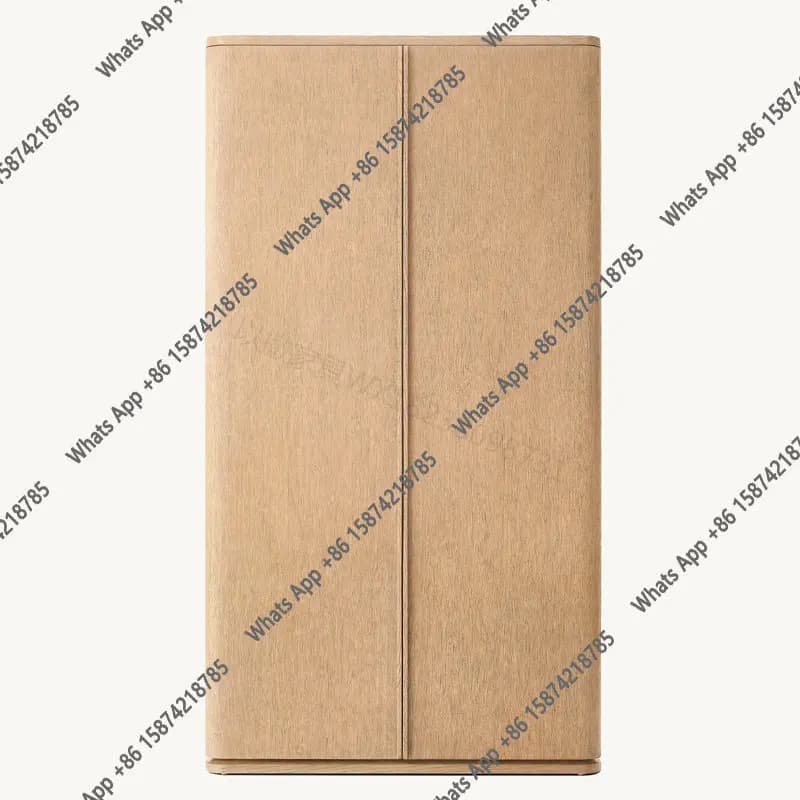 American Solid Wood Wardrobe Modern Simple Oak Side Cabinet American Furniture Household Bookcase Living Room Locker