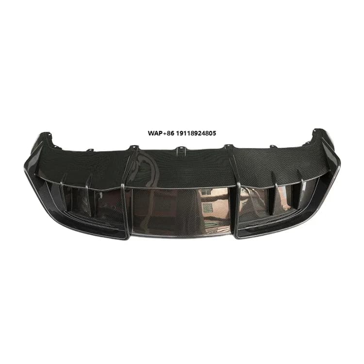 Dry Carbon Fibre Rear Bumper Diffuser for  Model Y 2021-2023 Rear Bumper Spoiler Rear Lip