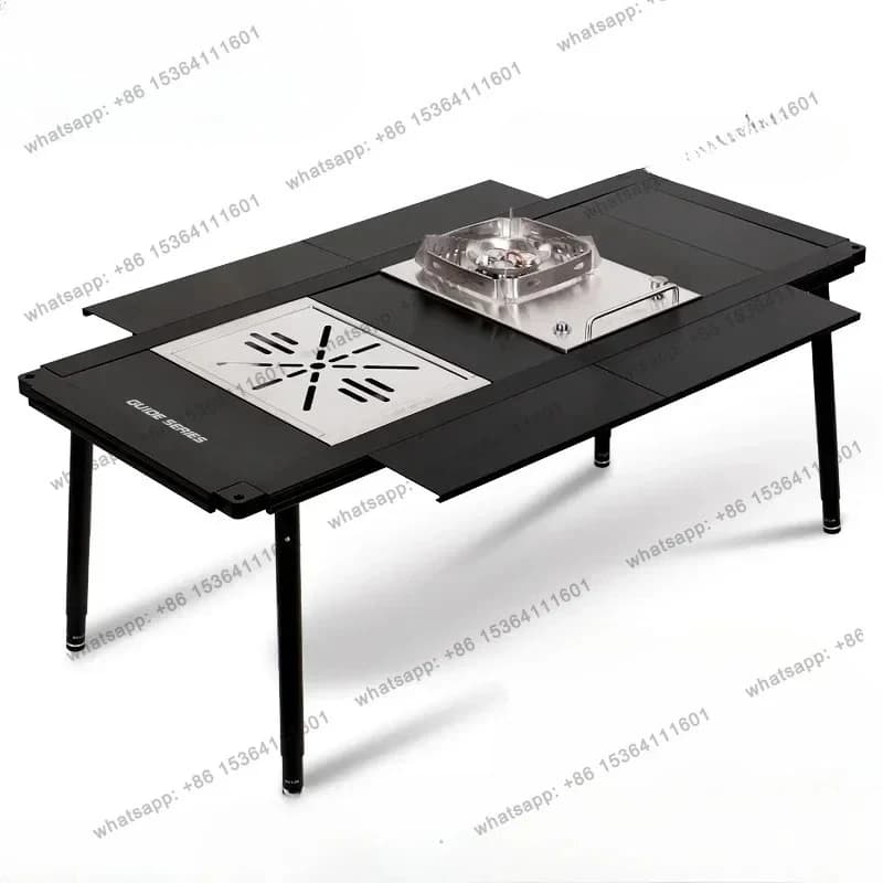 Nordic premium outdoor camping table lifting module tea table can be combined with kitchen table