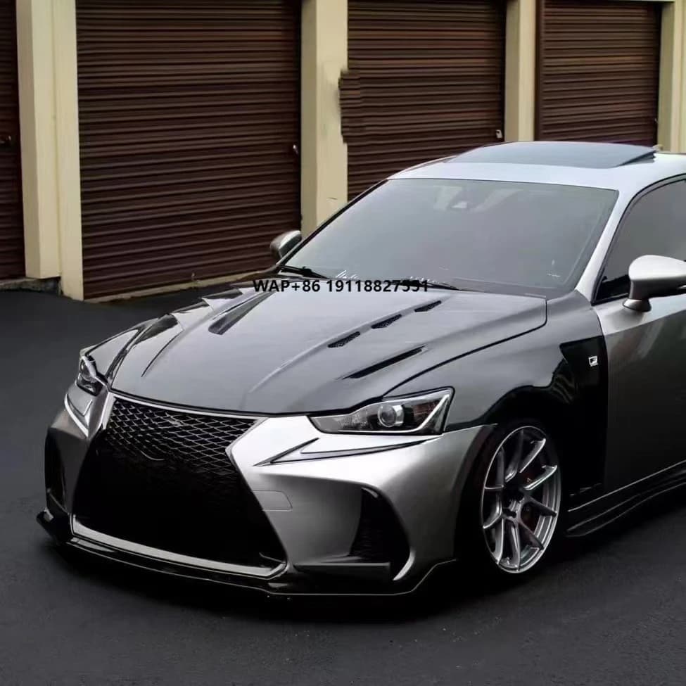MRD Carbon Hood for  IS 2024 Engine Cover Real Carbon Fiber Car Hood Bonnet Cover
