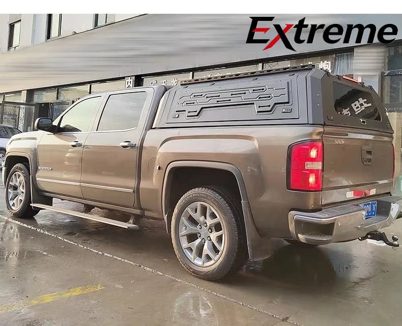 Pickup Truck Hardtop Steel 4X4 Pick up Pickup Truck Bed Canopy Topper With a Free Tent for GMC Sierra/Canyon