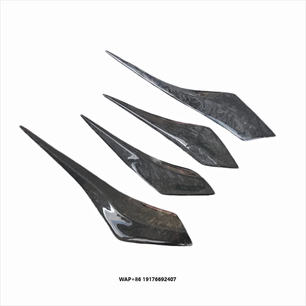 EB Style Forged Pattern Fender Vent Front and Rear Splitter for I8 Body Kit