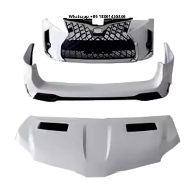 For  Sienna LM Old Model Convert to New Style with Front Bumper Rear Bumper Side Skirt Premium Full Body Kit Upgrade