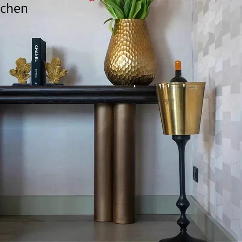YFY  Small Apartment Entryway Console Table Model Room Bar Table