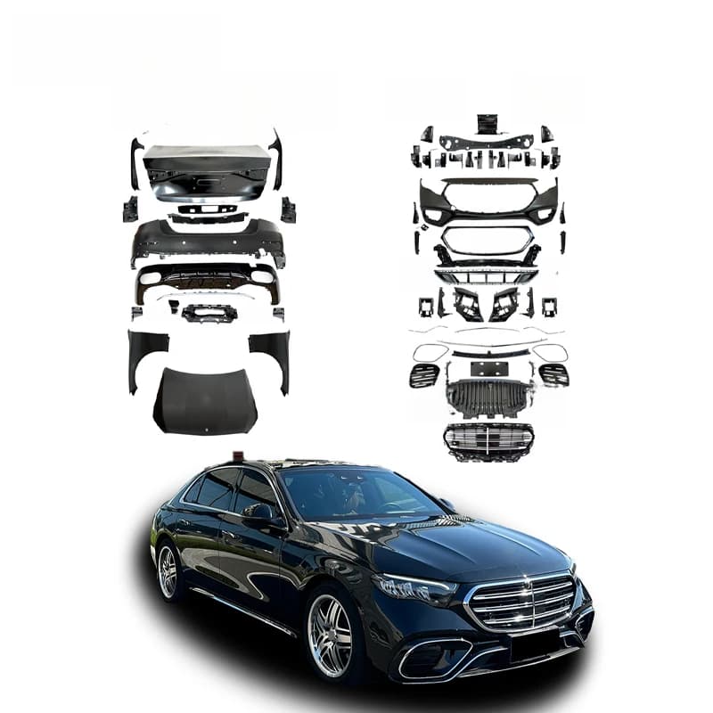 Premium Car Accessories W213 2016-2019 E-Class Upgrade To 2023-2025 W214 E63 Bodykit High Quality