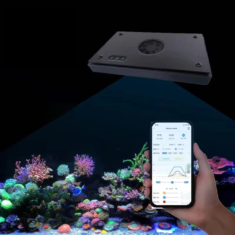 II Max/Blue 2.0 Generation 240W Full Spectrum Marine Light Emitting Diode Aquarium Light Wireless App Programmable