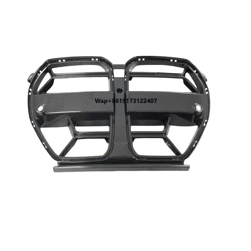 For M3/4 G80/82 2020-IN CSL Style Carbon Fiber Front Bumper Grille Center Grille Front air Intake Duct Front Vents