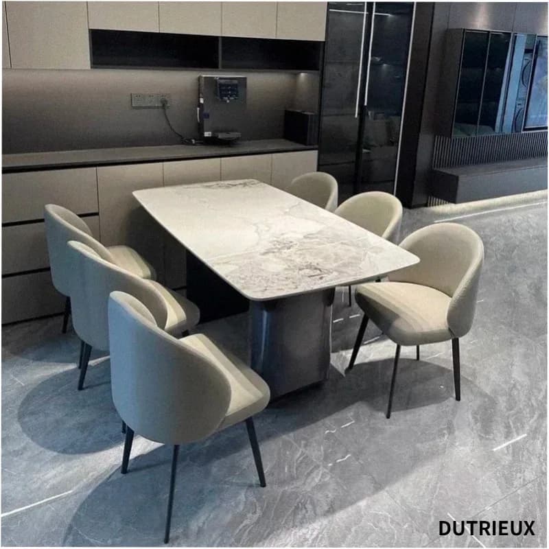 Nordic Italian Dining Table Luxury Rectangle Vintage Modern Dining Table Make Up Waterproof Juegos De Comedor Kitchen Furniture