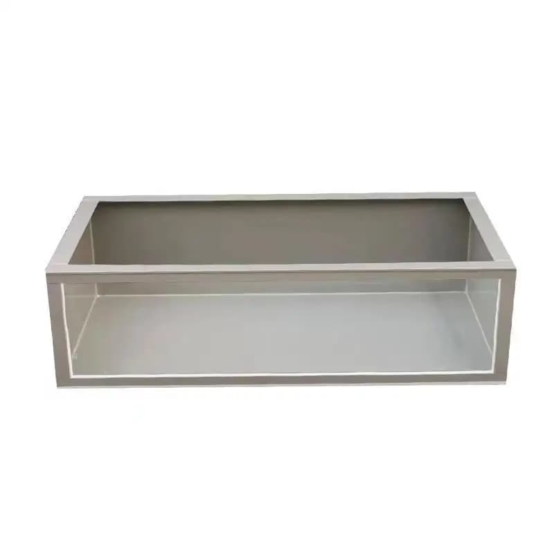 PP plastic plate side clear ornamental turtle box koi pond fish pond water tank