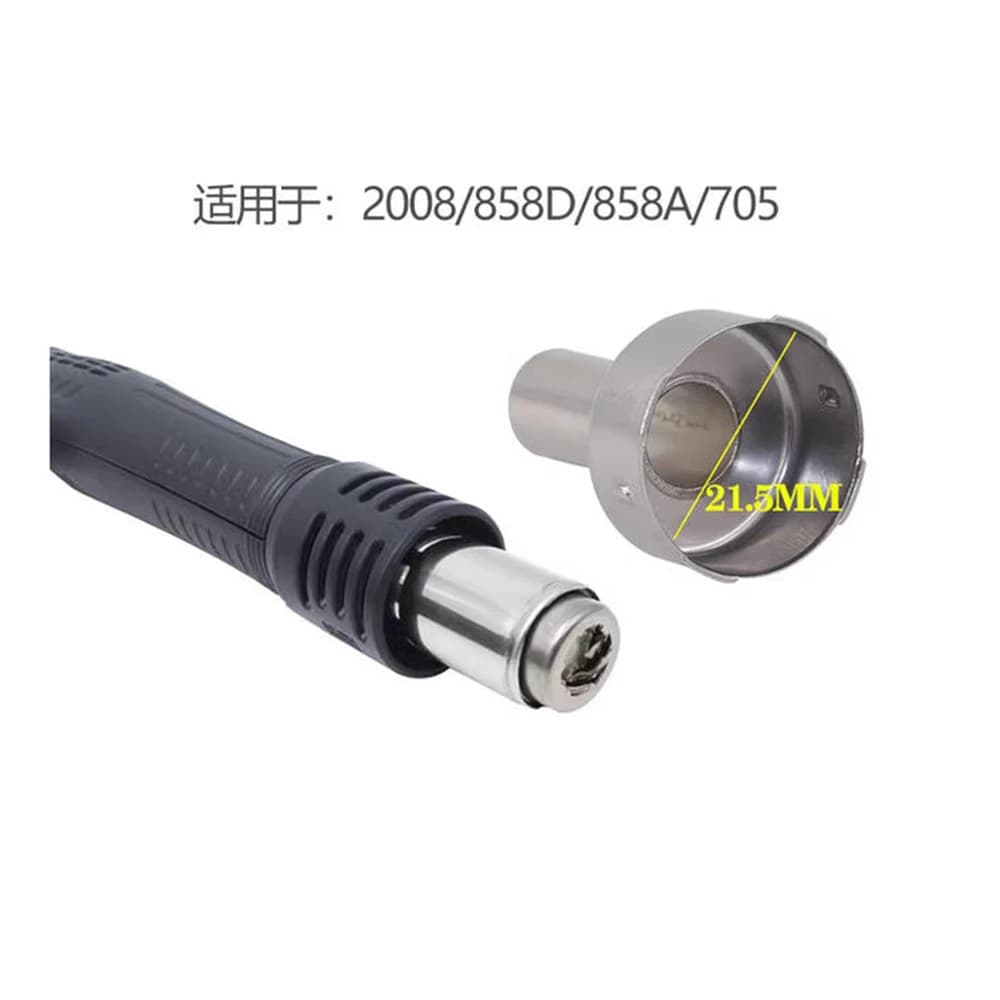 Hot Air Nozzle 45° Bent and Straight Nozzle Tip 3mm 4mm 5mm 6mm 8mm 10mm 12mm for QUICK 861DW Rework Station