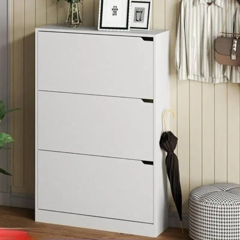 Italian Dustproof Cream Shoe Cabinet Nordic White Apartments Hallway Shoe Cabinet Storage Corridor Schuhschrank Furniture Home
