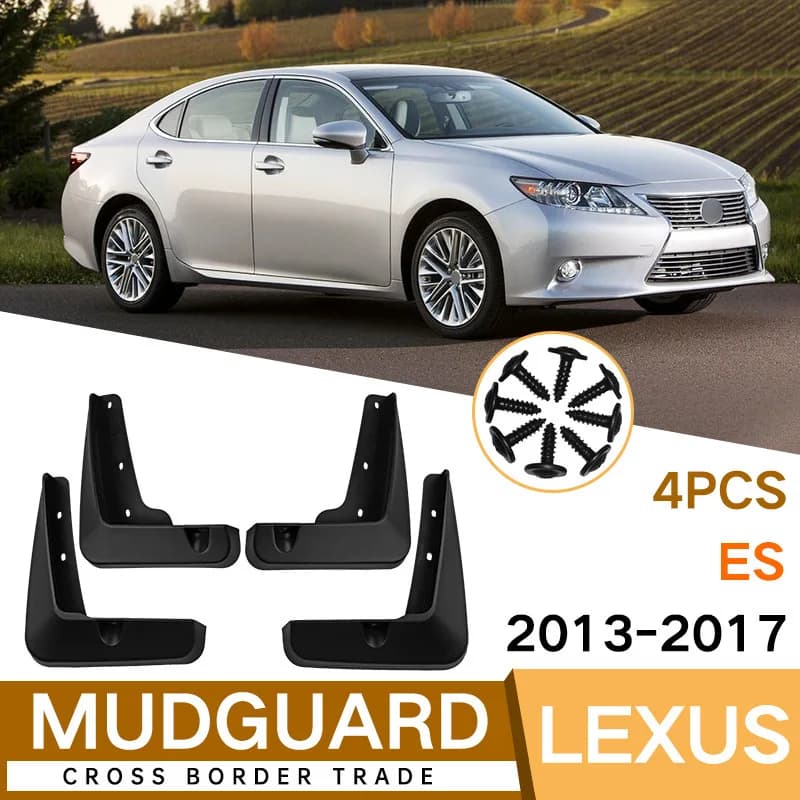 For Lexus ES 2013-2017 fender tiles front and rear auto accessories fender flares mud flaps 4runner accessories