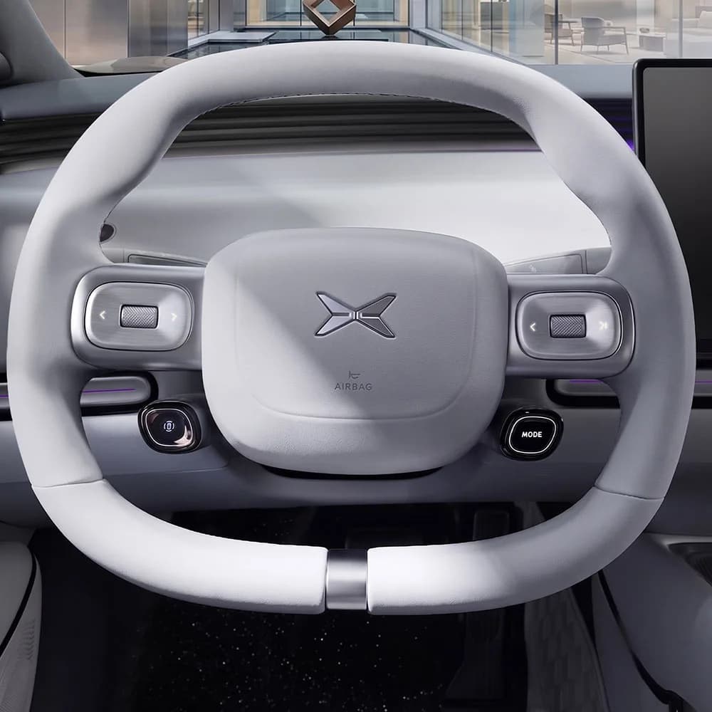 Fit For XPENG MONA L03 Steering Wheel Button Protection Sticker Automotive Modification Supplies Button Metal Decorative Sticker