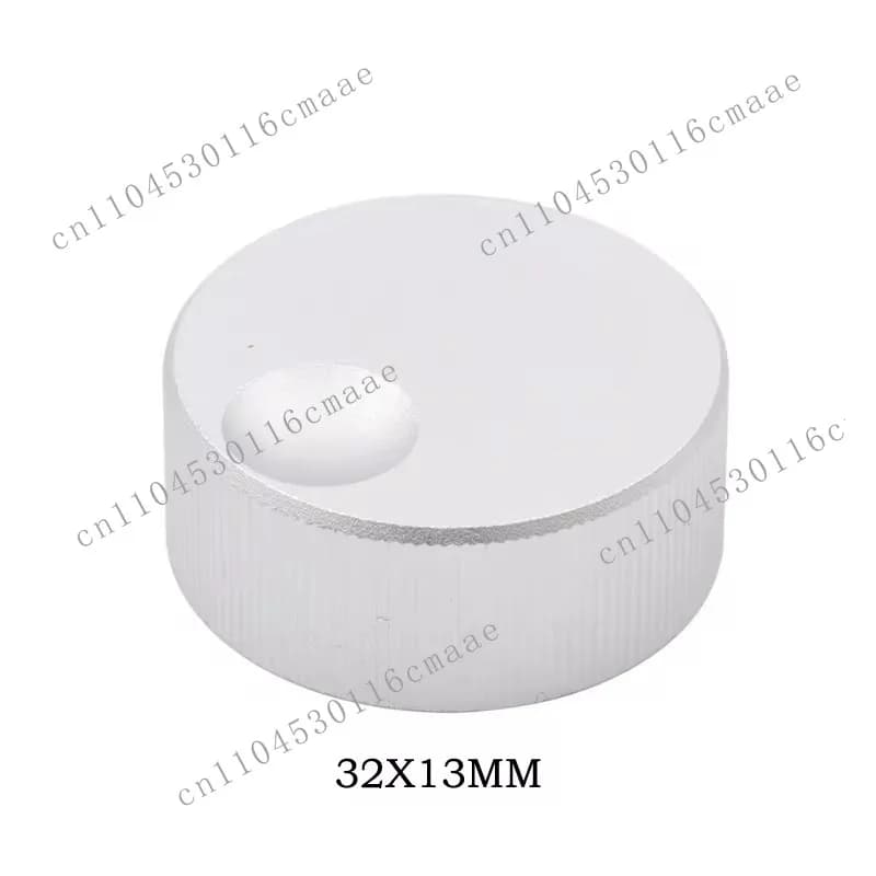 Full Aluminum Solid Knob: 6mm 32x13mm Audio Multimedia Speaker Aluminum Knob Guitar Knob Volume Adjustment