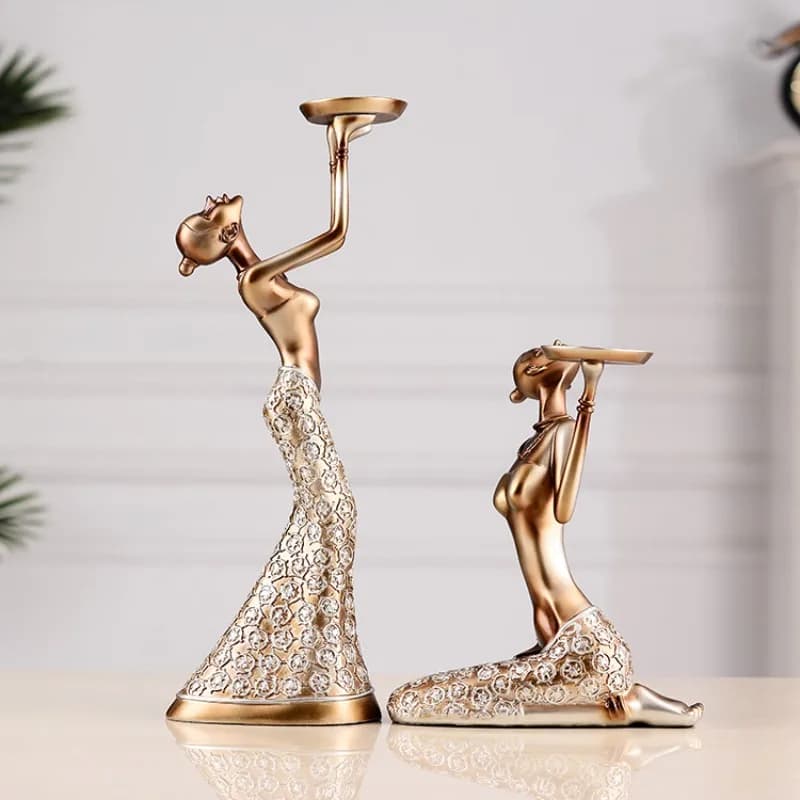 Little Fairy Candlestick Ornament, Romantic Candlelight Accessory, Can Be Simply Used As A Decorative Ornament